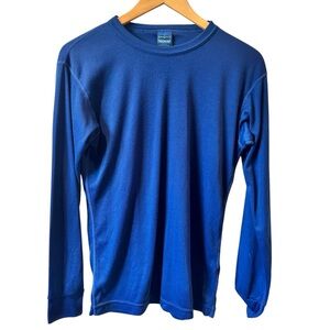 Patagonia Capilene Base Layer Shirt Size Medium Blue Vintage Made in USA